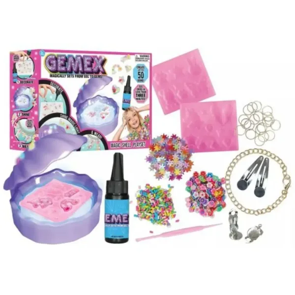 Gemex: Biżuteryjna muszla z klejnotów z żelu zdjęcie 4