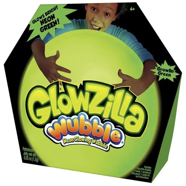 Glowzilla Wubble świecąca piłka-balon w neonowym zielonym kolorze, 75 cm zdjęcie 1
