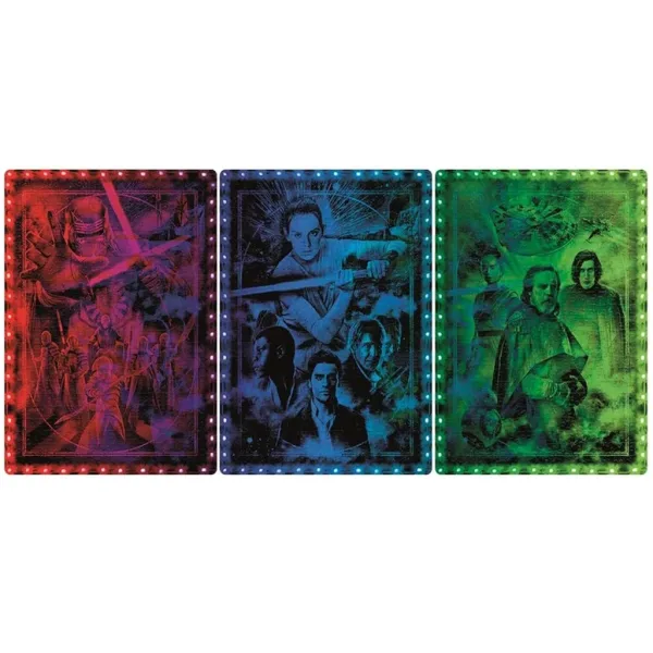 Gwiezdne Wojny Metamorficzny odcinek VII-VIII-IX puzzle 520 elementów z ramką i podświetleniem RGB - Clementoni zdjęcie 2