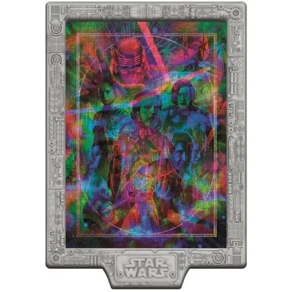 Gwiezdne Wojny Metamorficzny odcinek VII-VIII-IX puzzle 520 elementów z ramką i podświetleniem RGB - Clementoni zdjęcie 3