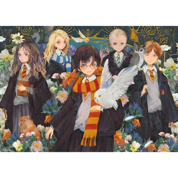 Harry Potter magiczna przyjaźń 1000 elementów Premium plus quality puzzle - Trefl zdjęcie 2