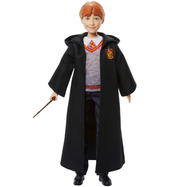 Harry Potter: Ron Weasley w szacie z różdżką - Mattel zdjęcie 2