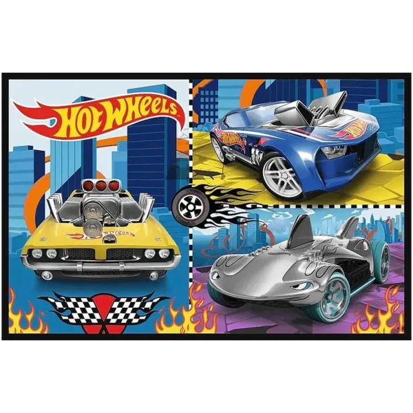Hot Wheels - 2 x 70 sztuk puzzli - Trefl zdjęcie 2