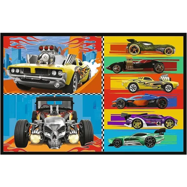 Hot Wheels - 2 x 70 sztuk puzzli - Trefl zdjęcie 3