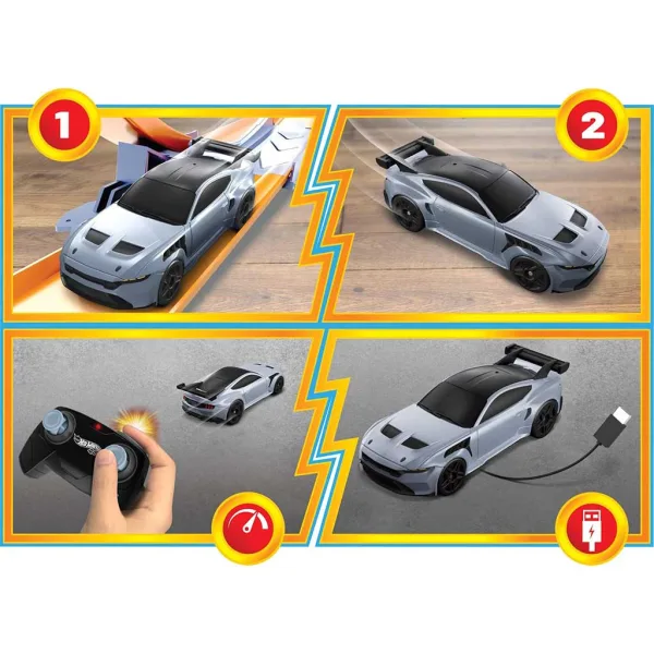 Hot Wheels: Ford Mustang GTD zdalnie sterowany samochód - Mattel zdjęcie 4