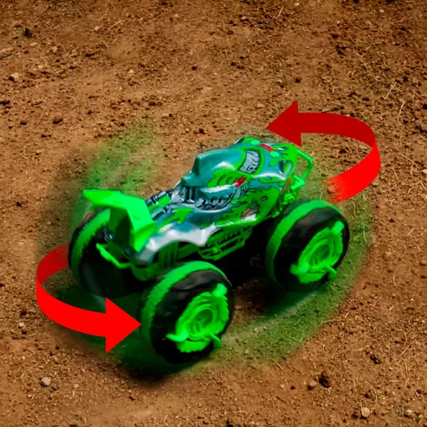 Hot Wheels Monster Trucks Zdalnie Sterowany Pojazd Amfibijny Great Bite 1/15 - Mattel zdjęcie 4