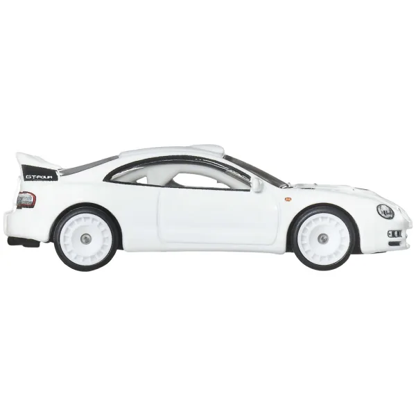 Hot Wheels: Premium Toyota ’90s JDM zestaw kolekcjonerskich samochodzików – Supra, Celica GT-Four, MR2 TRD i Sakura Sprinter, 1/64 - Mattel zdjęcie 3