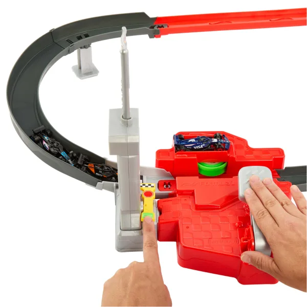 Hot Wheels: Zestaw torów wyścigowych Formuła 1 sprint – Mattel zdjęcie 4