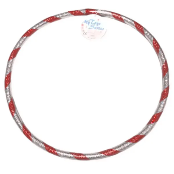 Hulahop obręcz do zabawy 37 cm w kolorze fioletowo-srebrnym zdjęcie 1