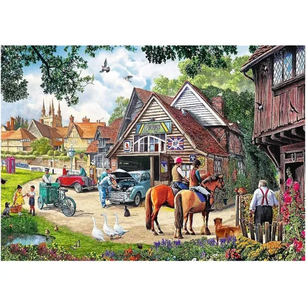 Idylliczne życie 2x500 sztuk puzzli - Trefl zdjęcie 2