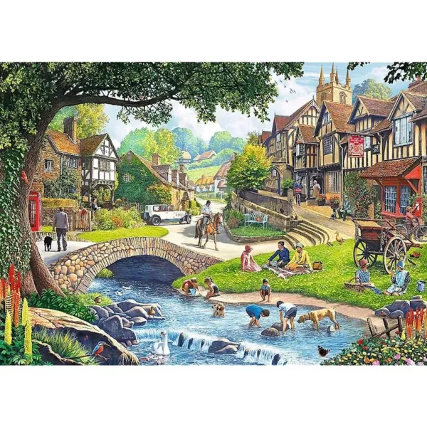 Idylliczne życie 2x500 sztuk puzzli - Trefl zdjęcie 3