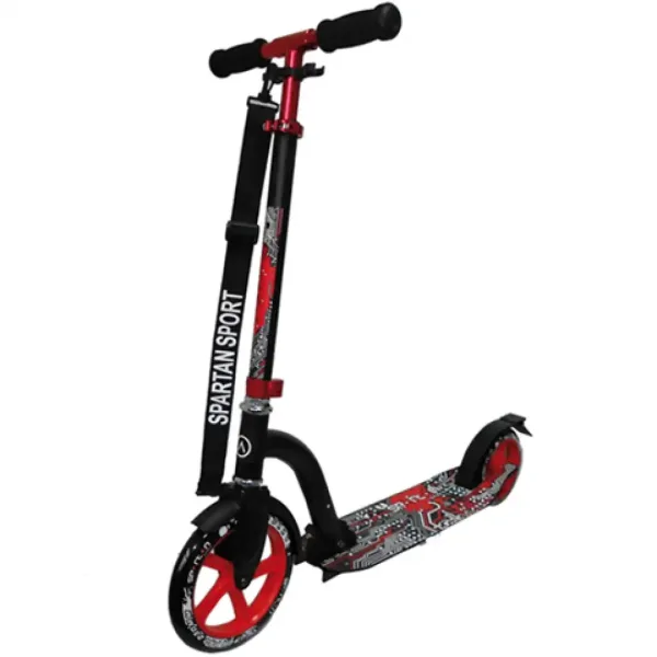 Jumbo II czarny-czerwony roller - Spartan zdjęcie 1