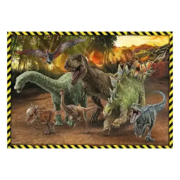 Jurassic World: Dinozaury z Jurassic Parku 200-elementowe puzzle - Trefl zdjęcie 2