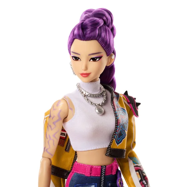 K-Pop Demon Hunter: Rumi Lalka Mody z Mieczem – Mattel zdjęcie 4