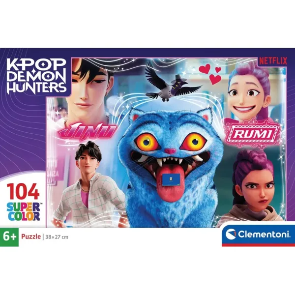 K-Pop demonłowcy Derpy i przyjaciele 104-elementowa układanka SuperColor – Clementoni zdjęcie 1