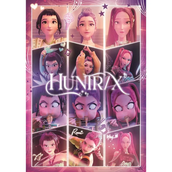 K-Pop łowcy demonów Huntrix SuperColor puzzle 104 szt. – Clementoni zdjęcie 2