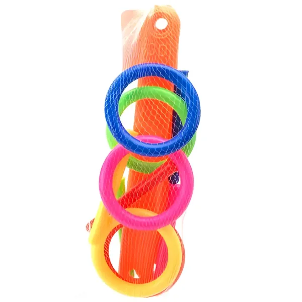 Kolorowa gra w rzucanie obręczy 39 cm zdjęcie 1