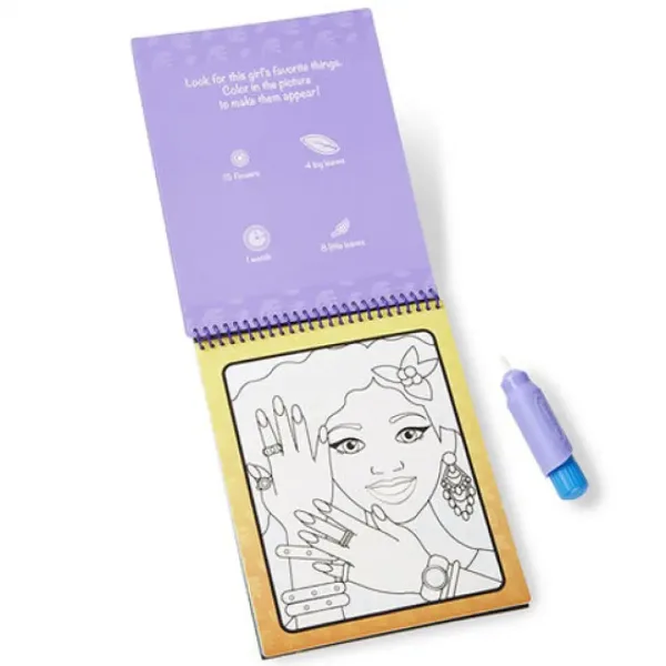Malowanie makijażu i manicure wodą kreatywna zabawa - Melissa & Doug zdjęcie 3