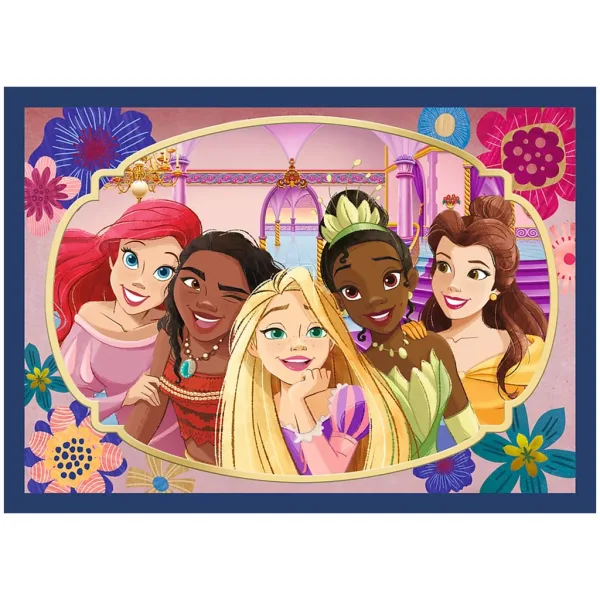 Księżniczki Disneya - puzzle 4 w 1 4 x 88 sztuk - Trefl zdjęcie 2