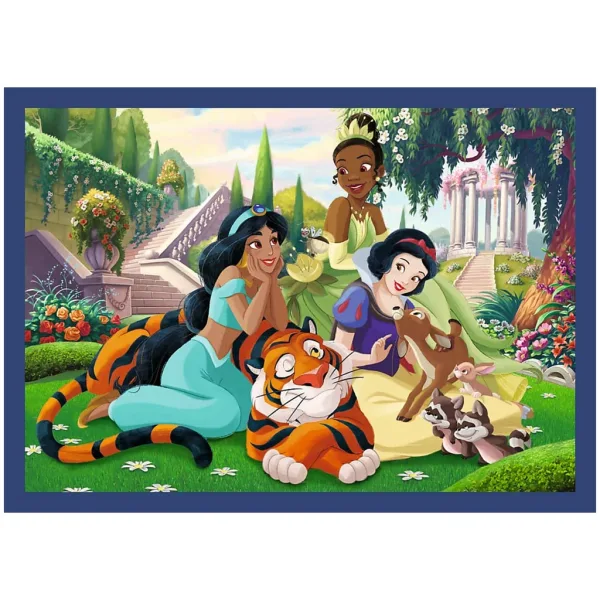 Księżniczki Disneya - puzzle 4 w 1 4 x 88 sztuk - Trefl zdjęcie 3