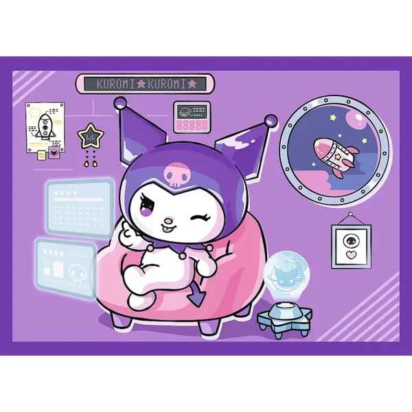 Kuromi dni 4 w 1 puzzle - Trefl zdjęcie 3