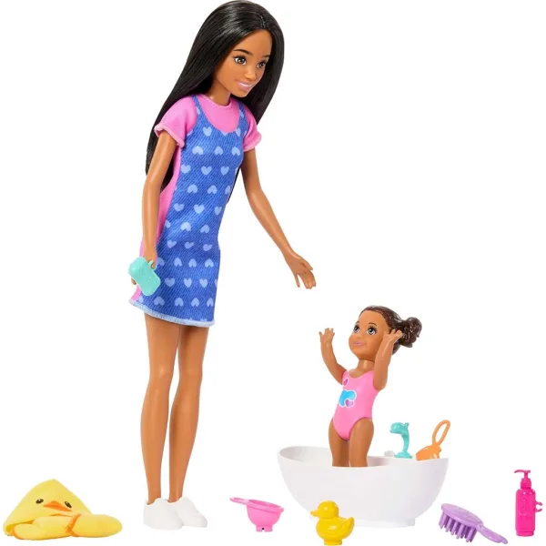 Lalka Barbie w serduszkowej sukience zestaw do zabawy - Mattel zdjęcie 4