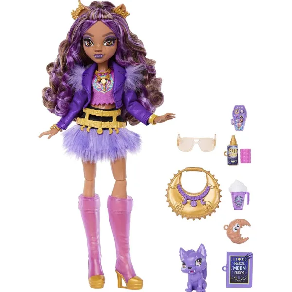 Monster High Clawdeen Wolf lalka z akcesoriami - Mattel zdjęcie 2