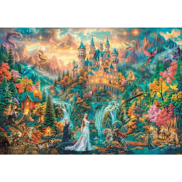 Legendy ukrytego magicznego królestwa 2000 elementów puzzli – Clementoni zdjęcie 2