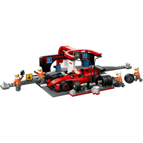 LEGO® City: F1®-owy pit stop i zespół z samochodem Ferrari (60443) zdjęcie 2