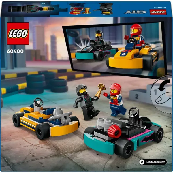 LEGO® City: Gokarty i wyścigowi piloci (60400) zdjęcie 2