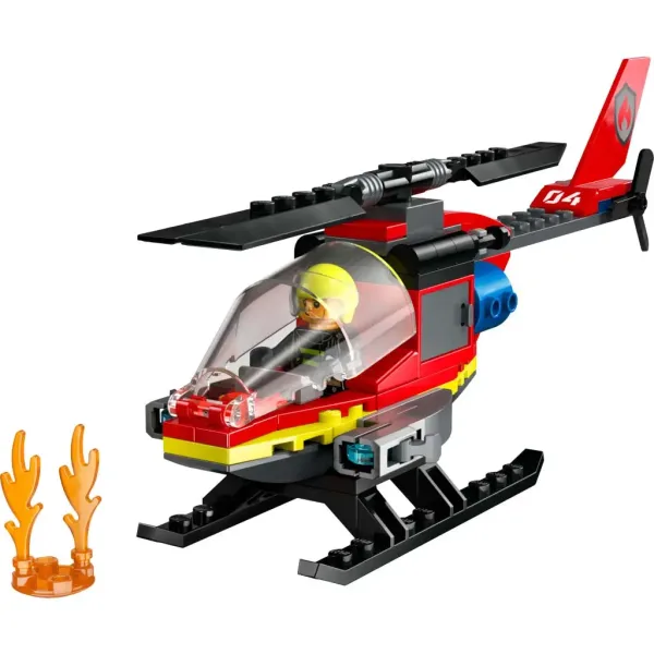 LEGO® City: Helikopter ratunkowy straży pożarnej (60411) zdjęcie 5