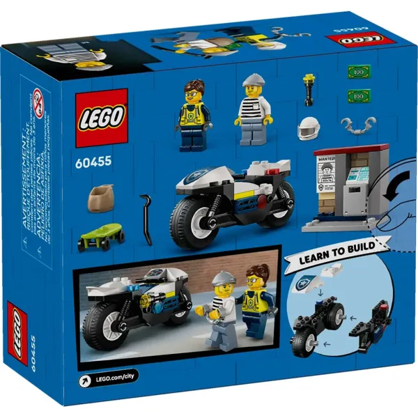 LEGO® City: Pościg motocyklem policyjnym (60455) zdjęcie 2