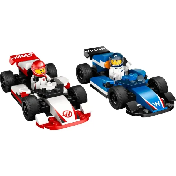 LEGO® City: F1®-owe samochody wyścigowe Williams Racing i Haas F1® (60464) zdjęcie 2