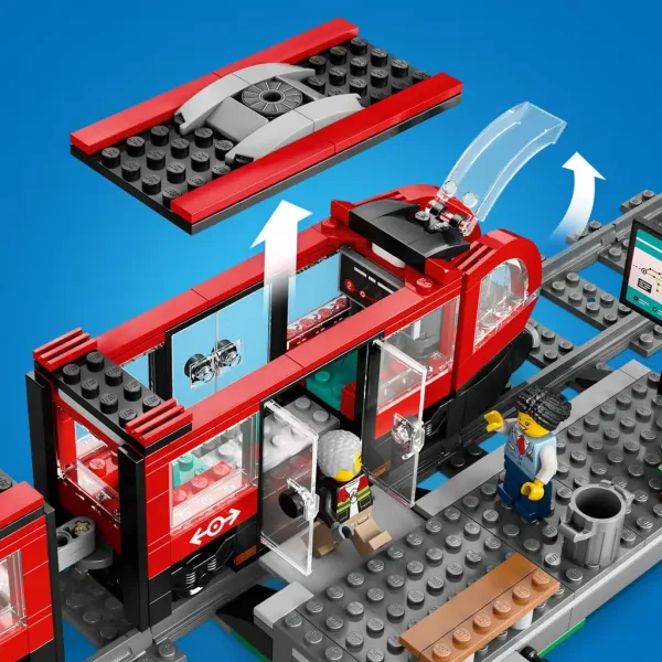 LEGO® City: Tramwaj i przystanek w mieście (60423) zdjęcie 7