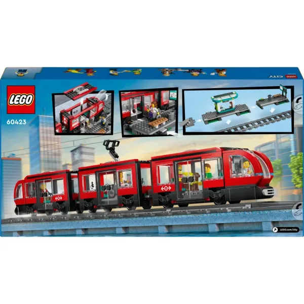 LEGO® City: Tramwaj i przystanek w mieście (60423) zdjęcie 8