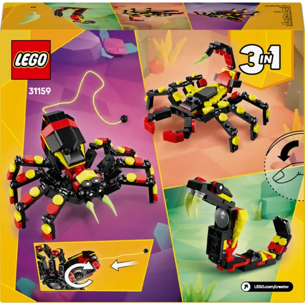 LEGO® Creator: Dzikie zwierzęta: Pająk pełen niespodzianek (31159) zdjęcie 2