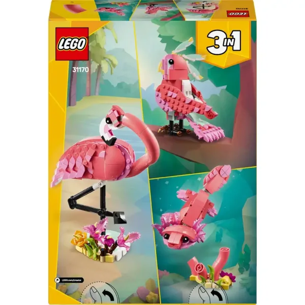 LEGO® Creator: Dzikie zwierzęta: Różowa flamingo (31170) zdjęcie 2