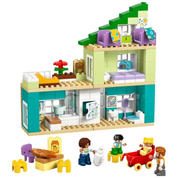 LEGO® DUPLO®: 3 w 1 nowoczesny dom rodzinny z figurkami (10470) zdjęcie 2