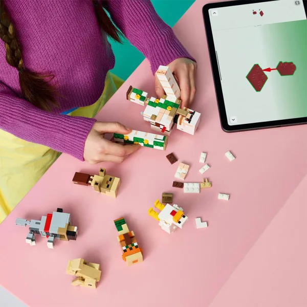 LEGO® Minecraft: Atak kurczaka, atak na pustyni (21592) zdjęcie 8