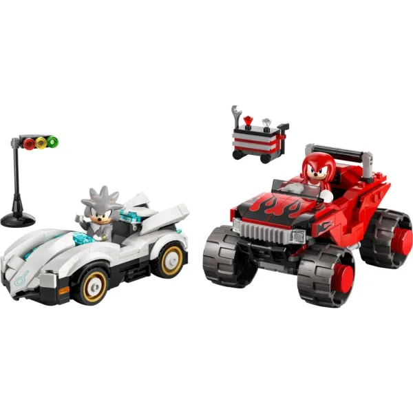 LEGO® Sonic the Hedgehog™: Samochód Silver przeciwko monster truckowi Knucklesa (77118) zdjęcie 2
