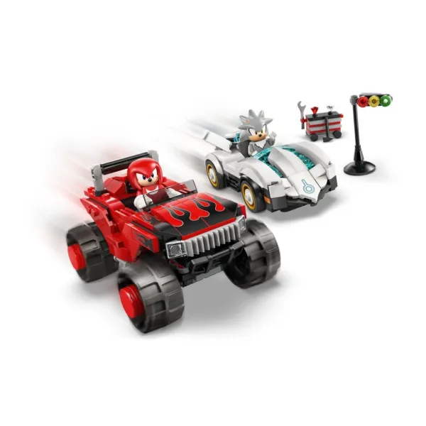 LEGO® Sonic the Hedgehog™: Samochód Silver przeciwko monster truckowi Knucklesa (77118) zdjęcie 3