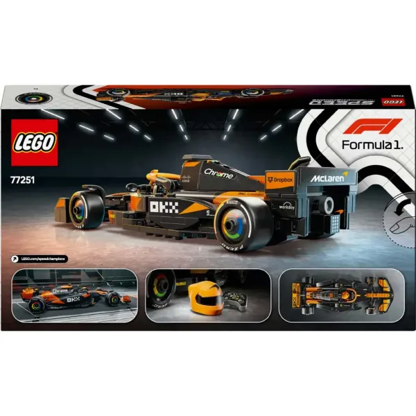 LEGO® Speed Champions: McLaren F1® Team MCL38 samochód wyścigowy (77251) zdjęcie 2