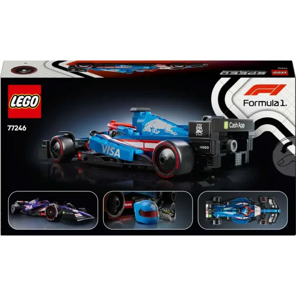 LEGO® Speed Champions: Visa Cash App RB VCARB 01 F1® samochód wyścigowy (77246) zdjęcie 2