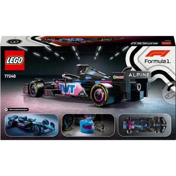 LEGO® Speed Champions: Zespół BWT Alpine F1® A524 samochód wyścigowy (77248) zdjęcie 2