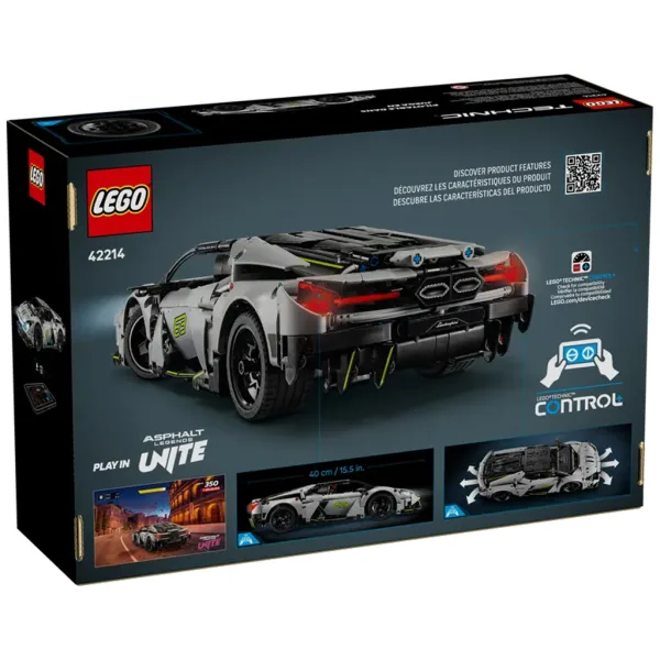 LEGO® Technic: supersamochód sportowy Lamborghini Revuelto (42214) zdjęcie 6