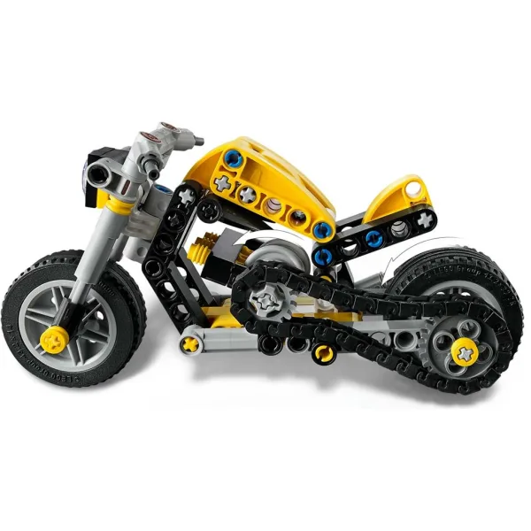 LEGO® Technic: Żółty motocykl (42225) zdjęcie 6