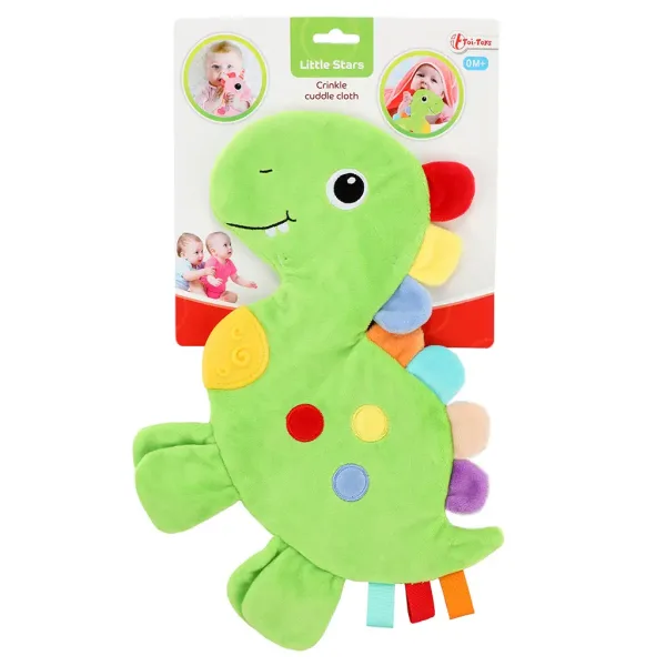 Little Stars: gryzak z dinozaurem, śliniaczek z grzechotką zdjęcie 2