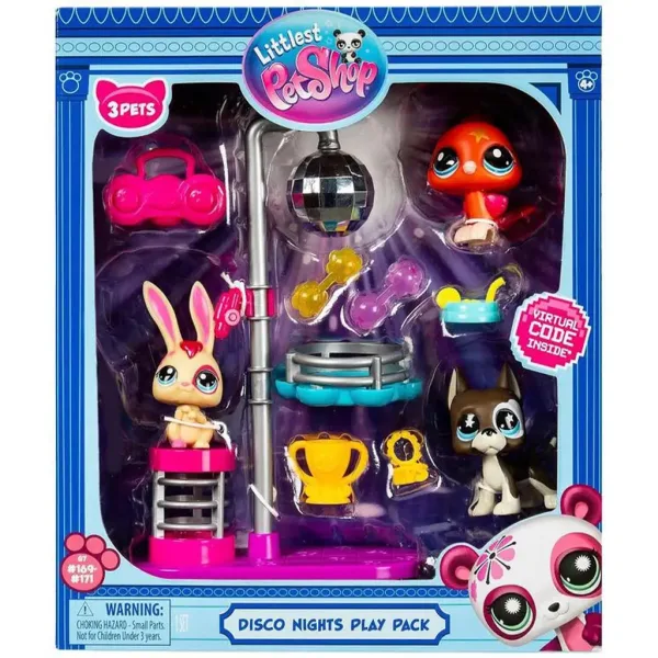 Littlest Pet Shop: Zestaw 3 figurek Disco zdjęcie 2