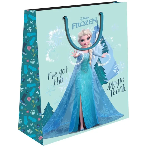 Luna: Disney Kraina Lodu torba prezentowa z wzorem Anny i Elzy 33x45x12cm zdjęcie 2