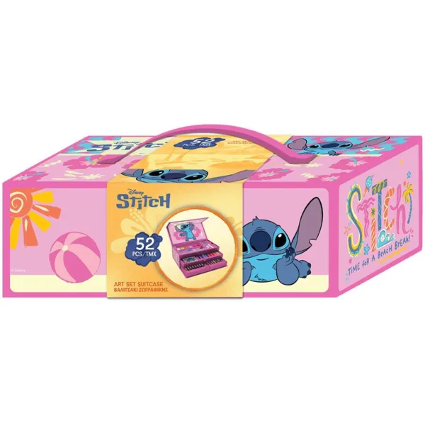 Luna: Disney Stitch zestaw kolorowanek w walizce 52 szt. zdjęcie 2